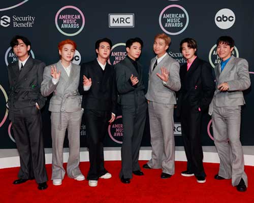 BTS на American Music Awards 2021
