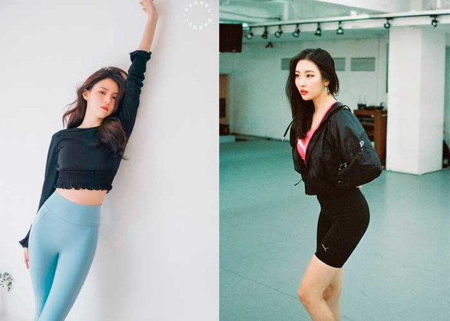леггинсы велосипедки хан со хи сонми Han So hee Sunmi