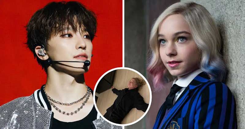Эмма Майерс из «Уэнсдэй» и Дино из SEVENTEEN обменялись любезностями