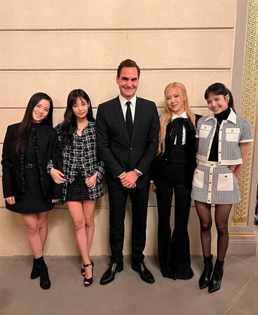 BLACKPINK Франция Роджер Федерер