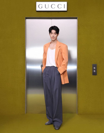 Milan Fashion Week Неделя моды в Милане Сяо Чжань Xiao Zhan Gucci Milan Fashion Week Неделя моды в Милане Сяо Чжань Xiao Zhan Gucci