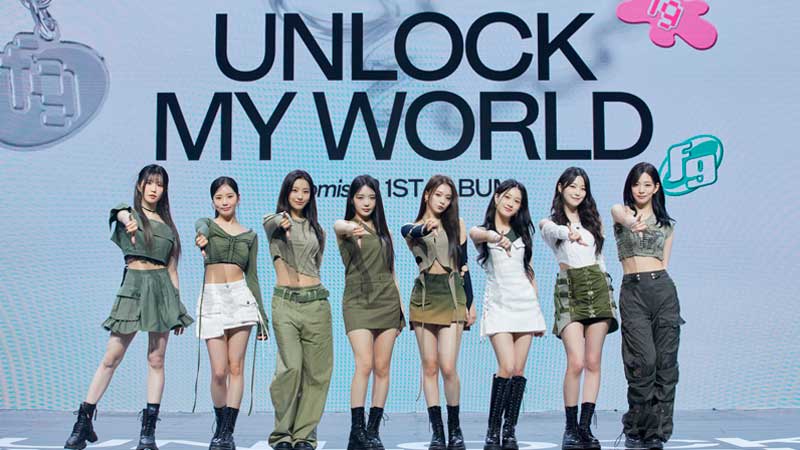 fromis_9 выпустили свой первый студийный альбом «Unlock My World»