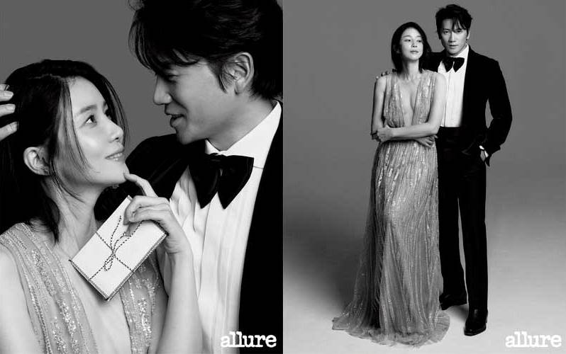 지성 이보영 Allure Korea Lee Bo Young Ji Sung Джи Сон Ли Бо Ён