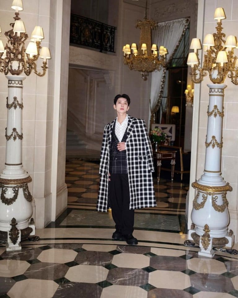 Paris Fashion Week неделя моды париж 2024 Джошуа из SEVENTEEN Marni