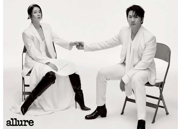 지성 이보영 Allure Korea Lee Bo Young Ji Sung Джи Сон Ли Бо Ён