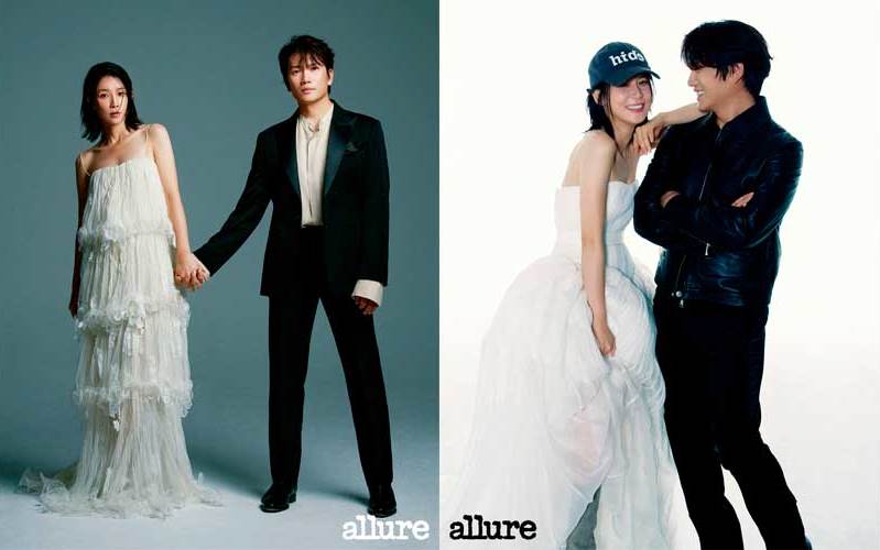 지성 이보영 Allure Korea Lee Bo Young Ji Sung Джи Сон Ли Бо Ён