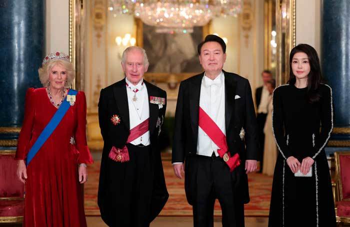 banquet at Buckingham банкет Букингемский дворец Южная Корея Юн Сок Ёл