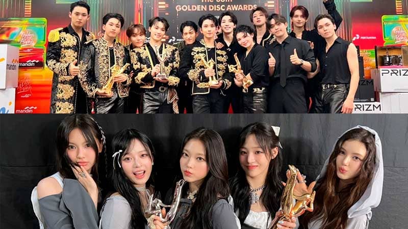 SEVENTEEN и NewJeans получили высшие награды «Золотого диска»