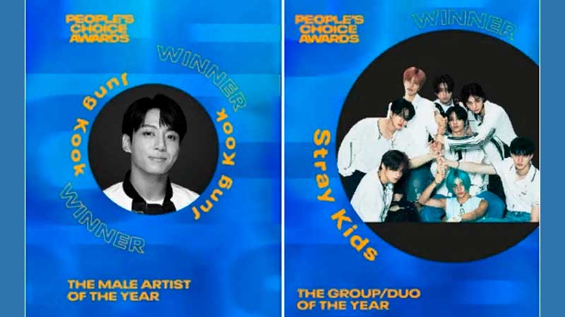 Чонгук из BTS и Stray Kids получили награды на People's Choice Awards 2024