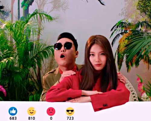 Сюзи в клипе PSY на песню «Celeb»