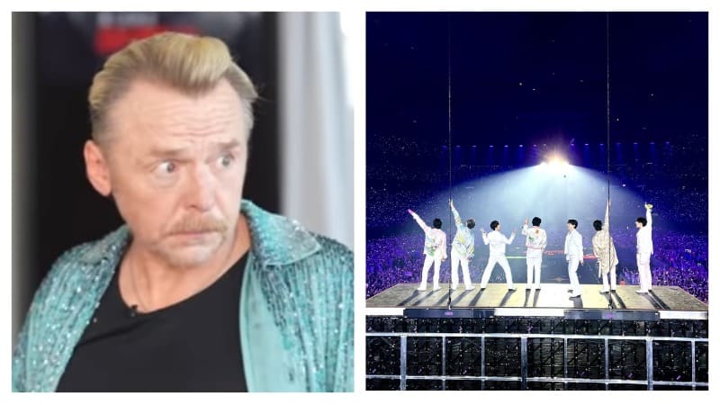 «Сорян, ребята» Саймон Пегг переживал, что мог убить BTS на их концерте в Лас-Вегасе