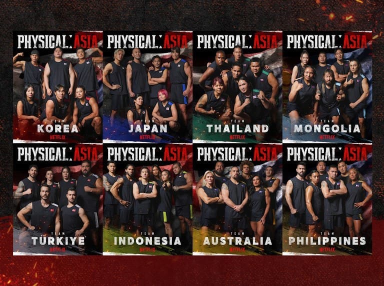 Сто атлетов Азия Netflix Physical Asia Physical 100