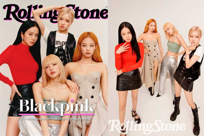 BLACKPINK 블랙핑크 Rolling Stone Дженни Jennie Лиса Lisa Розэ Rose Джису