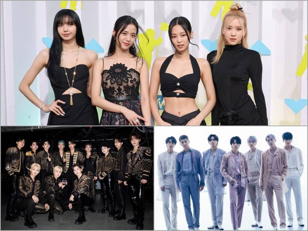 BTS BLACKPINK SEVENTEEN MTV VMA 2022 Video Music Awards MTV Push