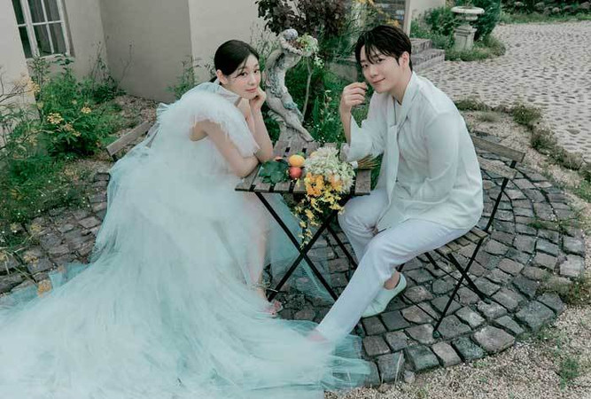 Kim Yuna Ko Woo rim Ким Юна Ко У Рим Forestella свадебные фото